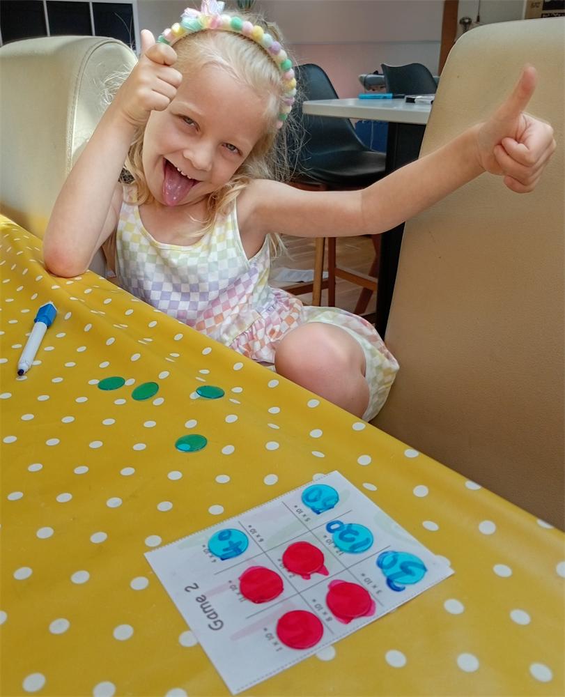 A pupil having a go at a new challenge