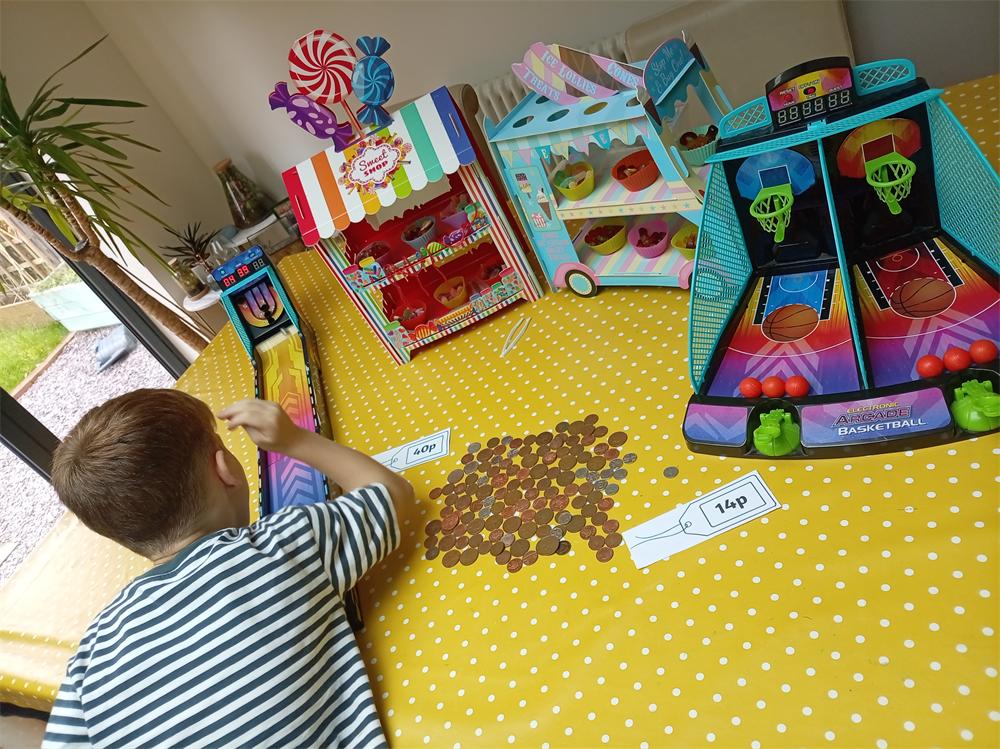 A learning game in progress at The Curiosity Classroom